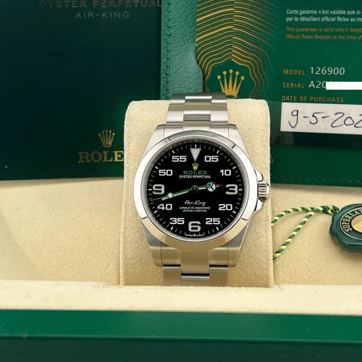 Rolex Air-King Giveaway Ticket